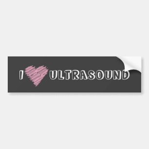 Autocollant De Voiture I ultrason de coeur