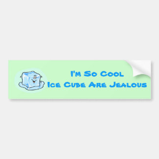 Autocollant De Voiture icecube_50, je suis ainsi le cube en CoolIce sont