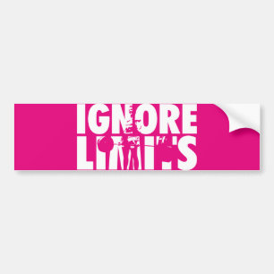 Autocollant De Voiture IGNORE LIMITS - Motivation pour l'haltérophilie de