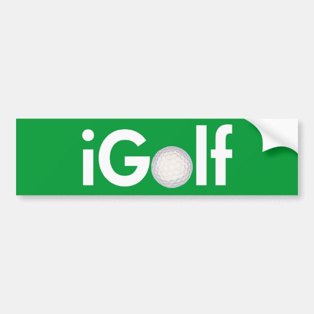 Autocollant De Voiture iGolf (boule) (Devant)