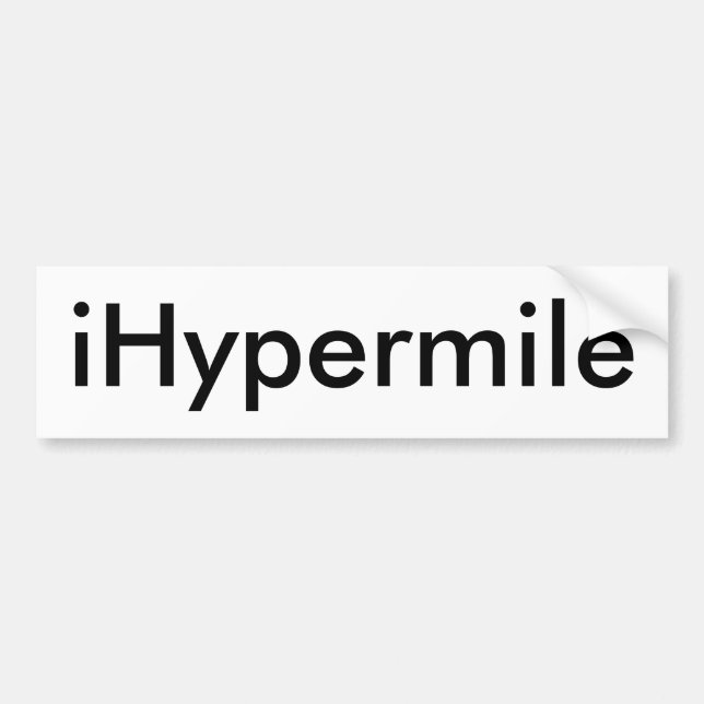 Autocollant De Voiture iHypermile (Devant)