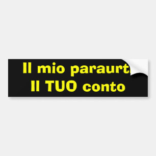 Autocollant De Voiture Il mio paraurti - Sticker