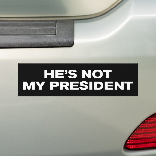 Autocollant De Voiture Il n'est pas mon président Anti-Trump (En voiture)