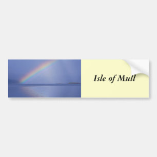 Autocollant De Voiture Île de Mull Rainbow
