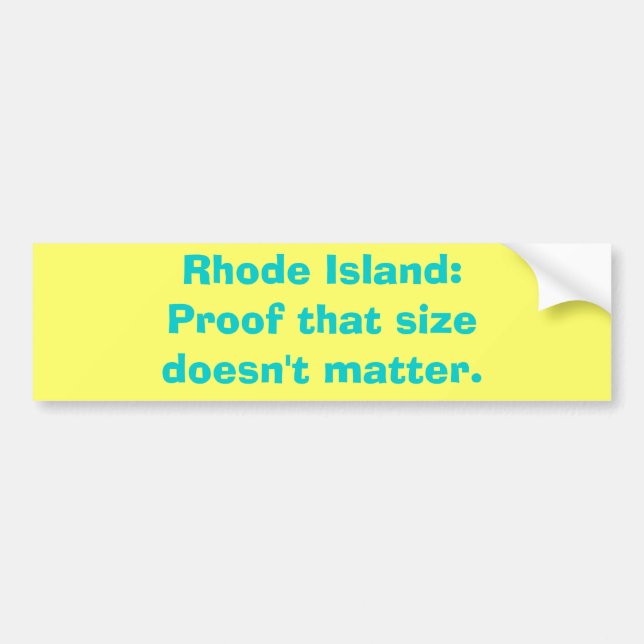 Autocollant De Voiture Île de Rhode : Rendez cette matière résistante de (Devant)