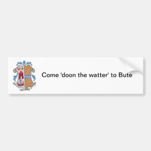 Autocollant De Voiture Île du manteau de Bute de l'autocollant de bras