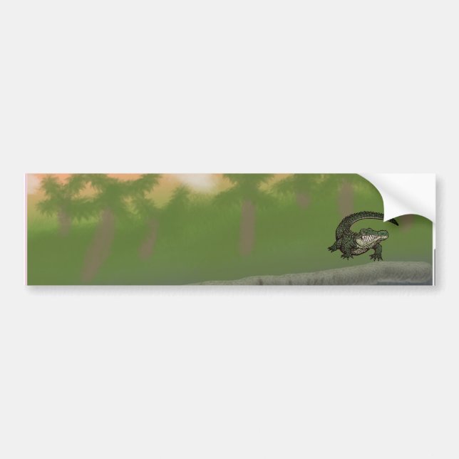 Autocollant De Voiture île sun gator édition (Devant)