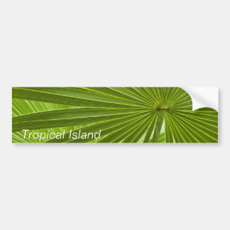Autocollant De Voiture Île tropicale