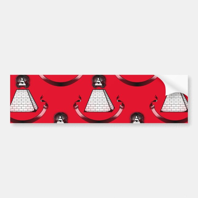 Autocollant De Voiture illuminati (Devant)