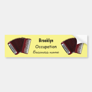 Autocollant De Voiture Illustration d'accordion