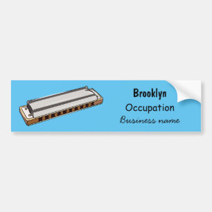 Autocollant De Voiture Illustration de dessin d'Harmonica