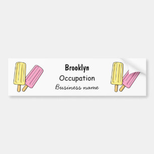 Autocollant De Voiture Illustration de Ice pop
