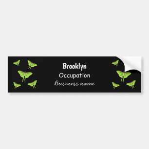 Autocollant De Voiture Illustration de Luna Moth