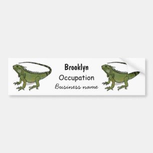 Autocollant De Voiture Illustration d'Iguana