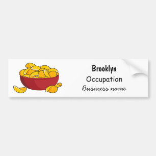 Autocollant De Voiture Illustration d'une puce de pomme de terre