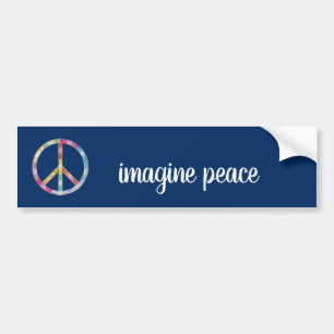 Autocollant De Voiture Imagine Peace