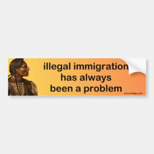 Autocollant De Voiture immigration illégale