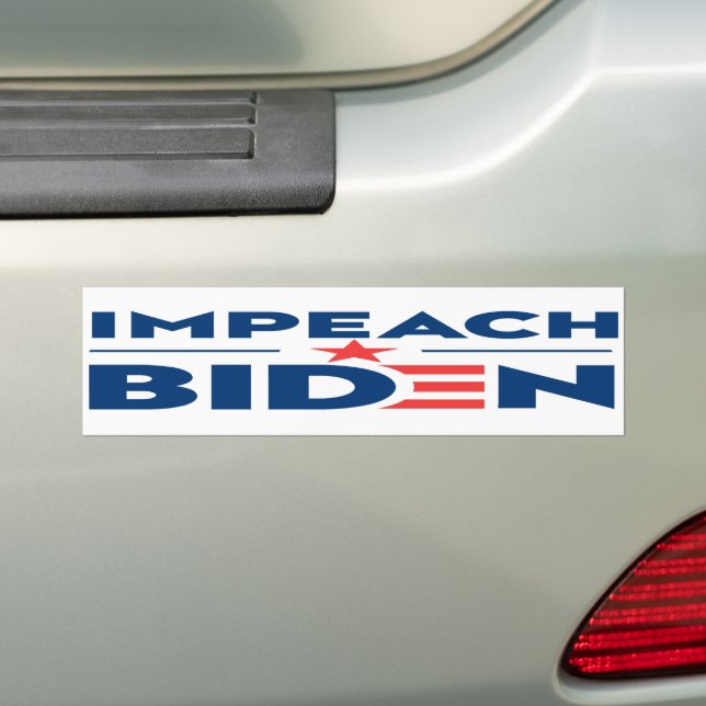 Autocollant De Voiture Impeach Biden Anti Joe Biden (En voiture)