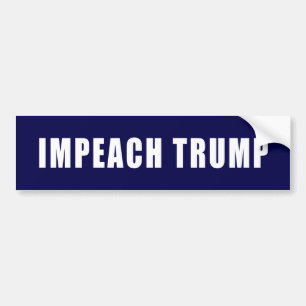 AUTOCOLLANT DE VOITURE IMPEACH TRUMP BUMPER STICKER