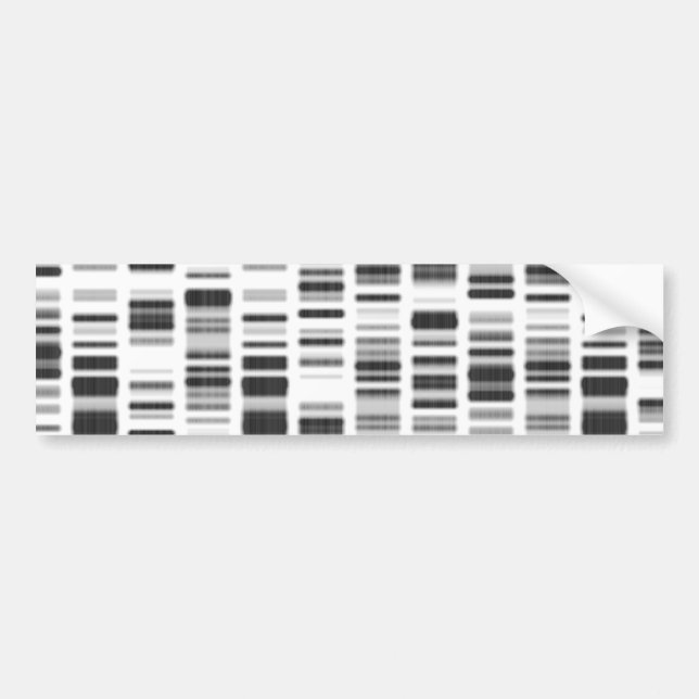 Autocollant De Voiture Impression d'ADN - (Devant)