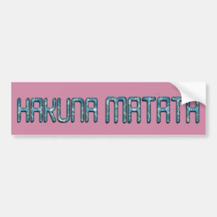 Autocollant De Voiture Impression d'art 3D Hakuna Matata