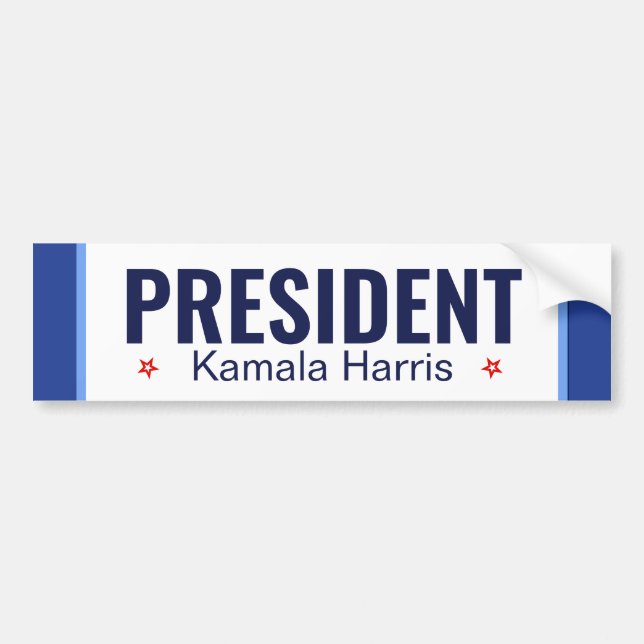 Autocollant De Voiture Inauguration du président Kamala Harris (Devant)