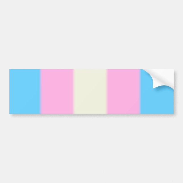 Autocollant De Voiture Indicateur Fallen Transgender Pride version 2 (Devant)
