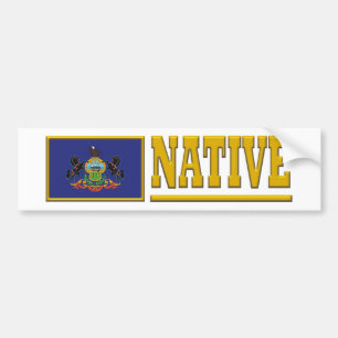 Autocollant De Voiture Indigène de la Pennsylvanie