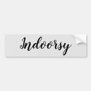 Autocollant De Voiture Indoorsy