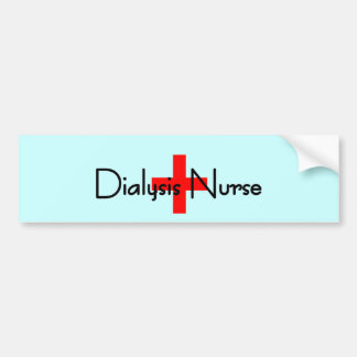 Autocollant De Voiture Infirmière de dialyse