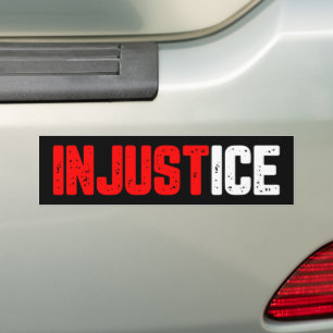 Autocollant De Voiture Injustice ICE dehors Protestation anti-ICE