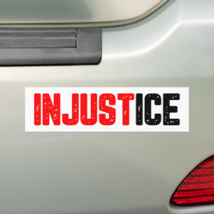 Autocollant De Voiture Injustice ICE dehors Protestation anti-ICE