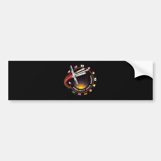 Autocollant De Voiture Insigne de mission spatiale (Devant)