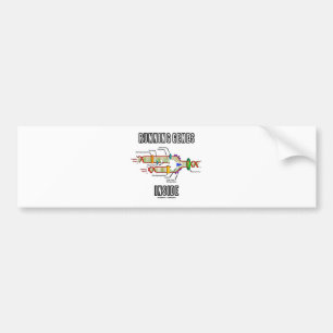 Autocollant De Voiture Intérieur courant de gènes (reproduction d'ADN)