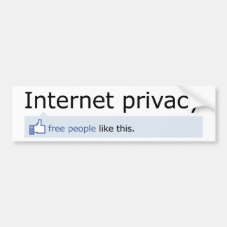 Autocollant De Voiture Intimité d'Internet