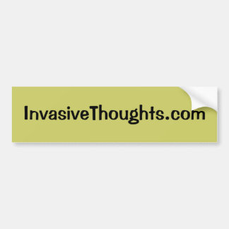 Autocollant De Voiture InvasiveThoughts.com