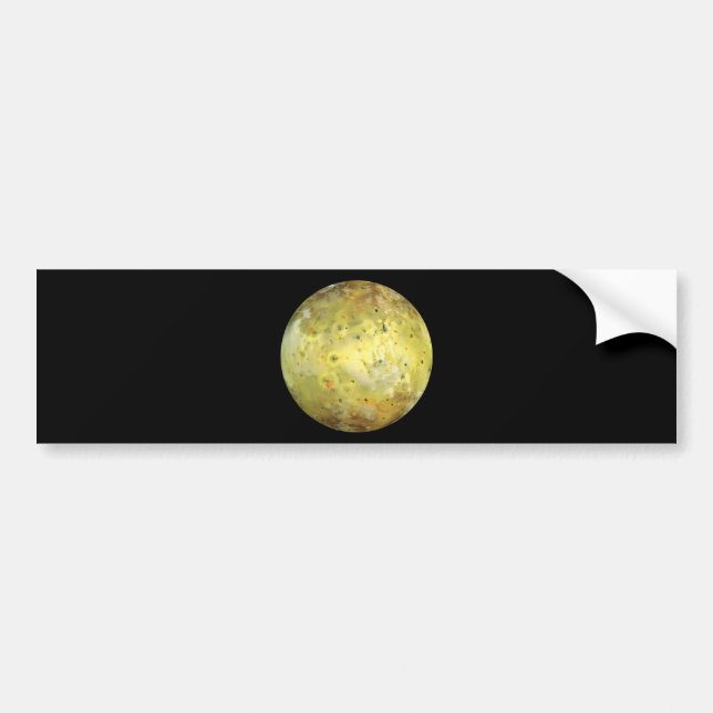 Autocollant De Voiture Io (Lune de Jupiter) (Devant)