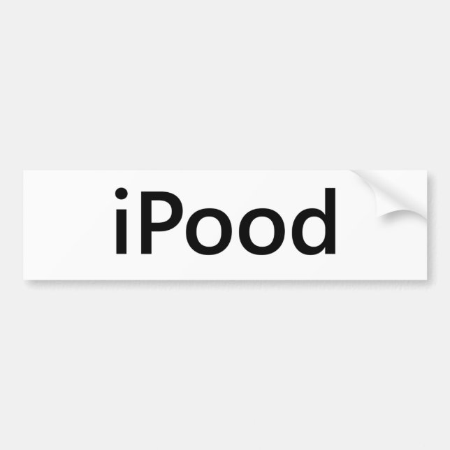 Autocollant De Voiture iPood (Devant)
