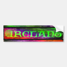 Ireland Sticker, Autocollants, Arc-en-ciel, couleu