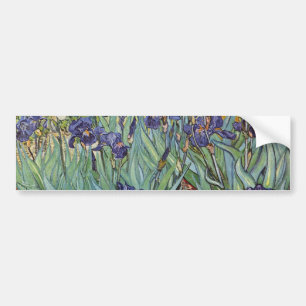 Autocollant De Voiture Iris de Van Gogh Peinture Impressionniste