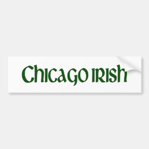 Autocollant De Voiture Irlandais de Chicago