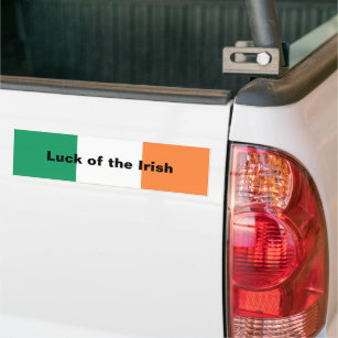 Autocollant De Voiture Irlande National Flag, standard irlandais, bannièr