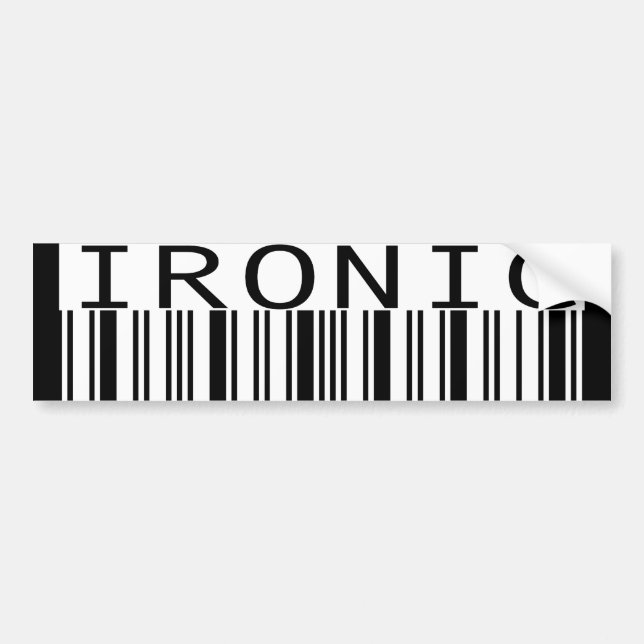 Autocollant De Voiture ironicbmpr (Devant)