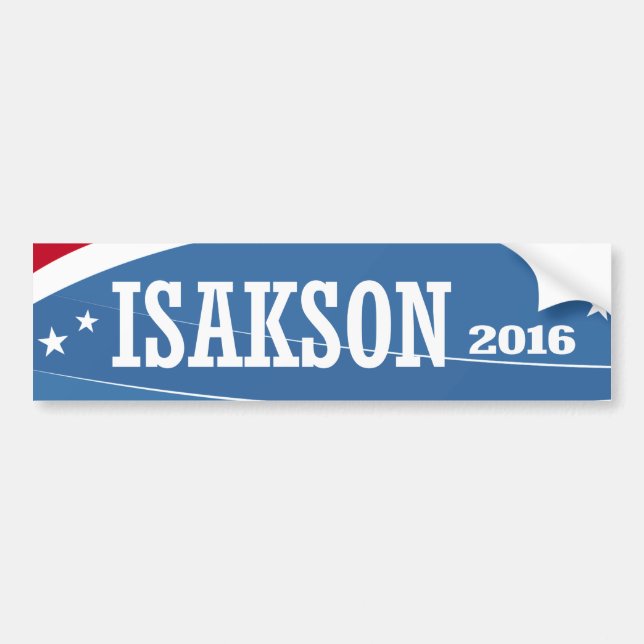 Autocollant De Voiture Isakson - type Isakson 2016 (Devant)