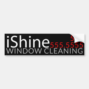 Autocollant De Voiture iShine. Nettoyage de Chambre de nettoyage de