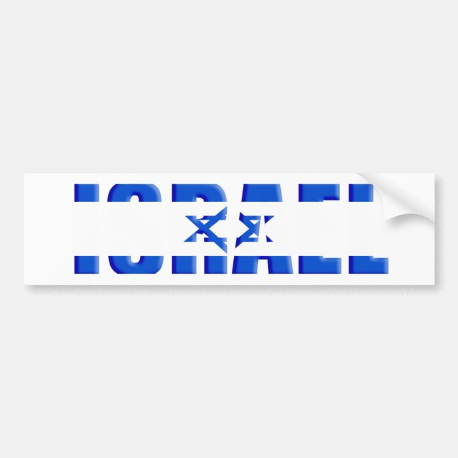 Autocollant De Voiture Israël (Devant)
