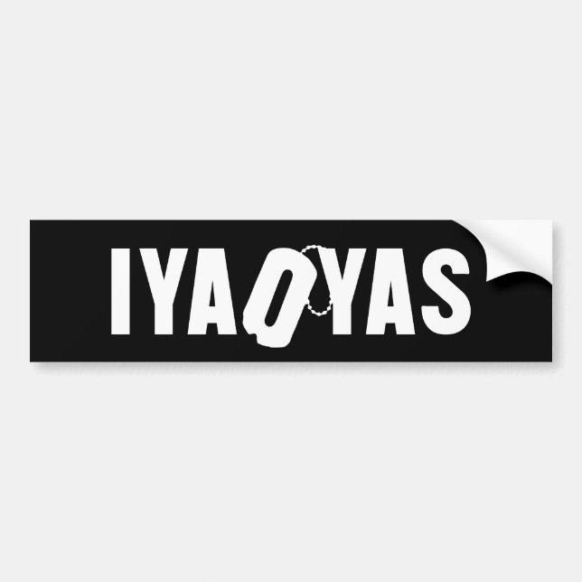 AUTOCOLLANT DE VOITURE IYAOYAS (Devant)