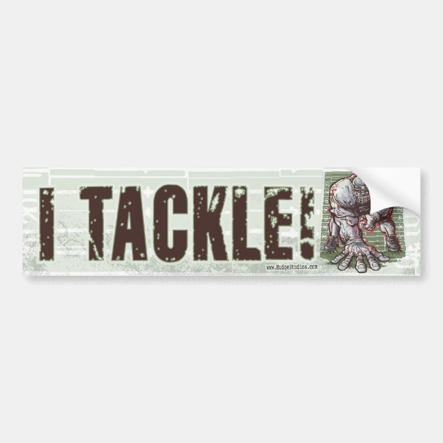 Autocollant De Voiture J'aborde ! Bumpersticker (Devant)
