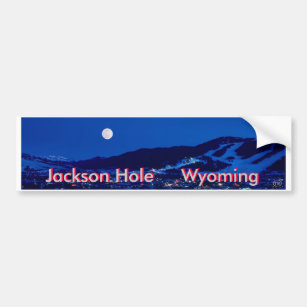 Autocollant De Voiture Jackson Hole 1