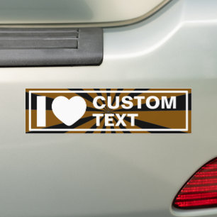 Autocollant De Voiture J'adore Custom Vintage